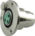 XLR panel plug